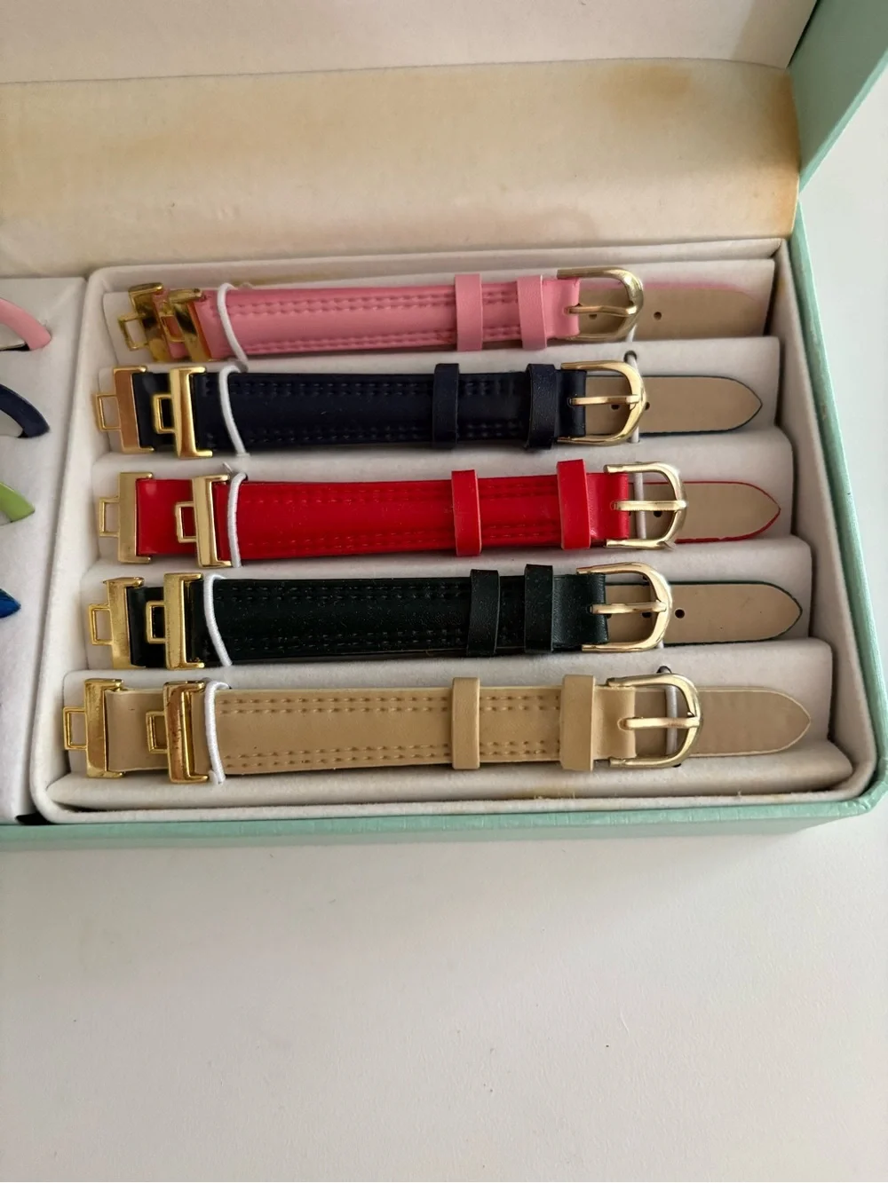 NOS: PopSmart Watch Interchangeable Bezels & Straps Multicolor Round Dial